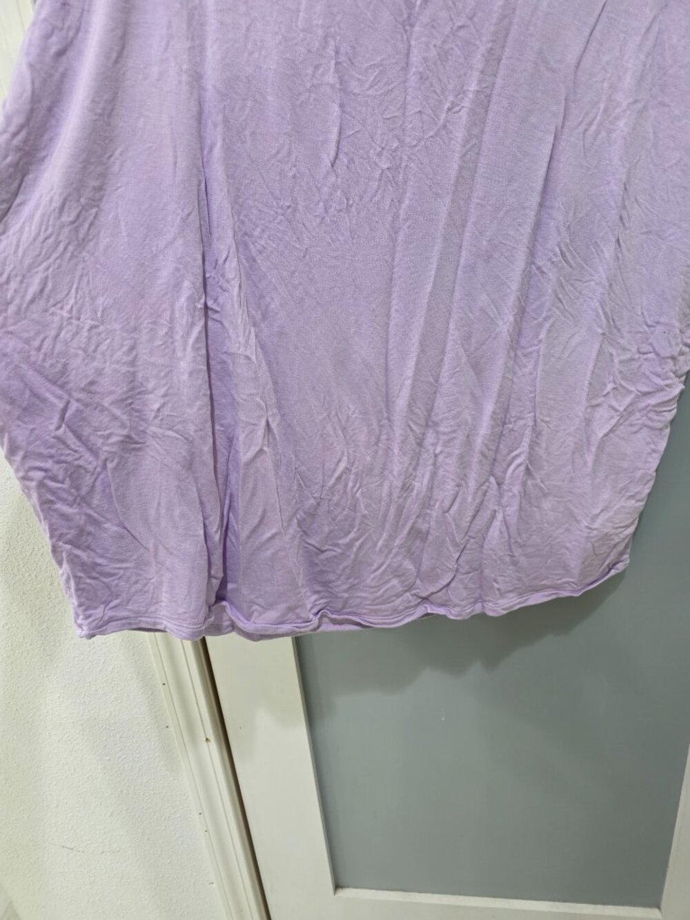 Buffalo David Bitton XXL Lavender Dolman Sleeve T-Shirt Loose Fit Cozy Tee - Picture 6 of 7
